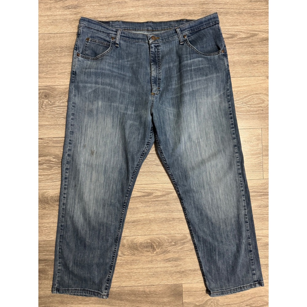 Wrangler‎ Premium Quality Comfort Western Mens Straight Leg Jeans Blue 40x27